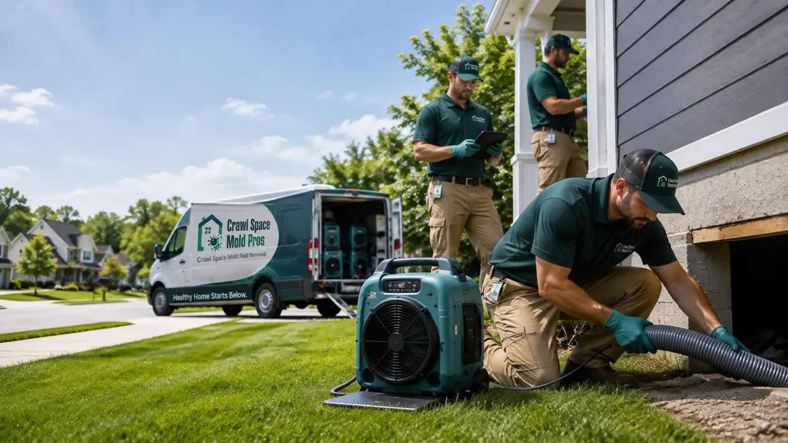 Crawl Space Mold Removal in Henry, IL